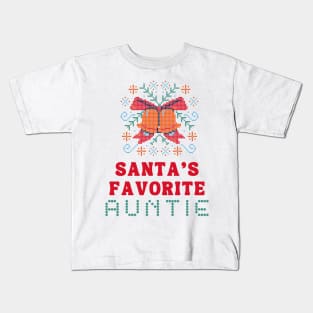 Christmas Auntie Gift Kids T-Shirt